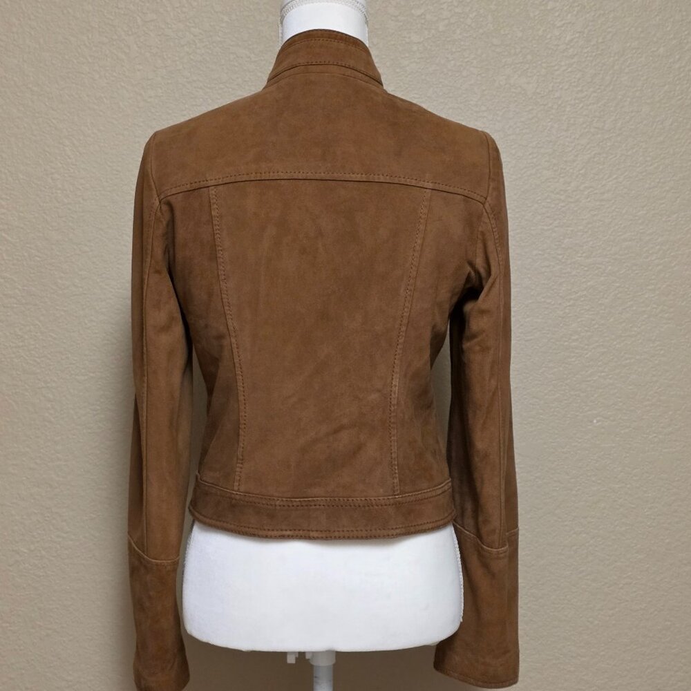 Arizona Jean Company Tan Leather Jacket - Picture 3 of 16